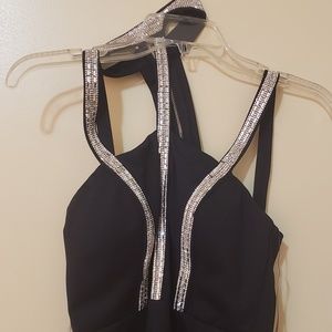 Black dress. Blingy